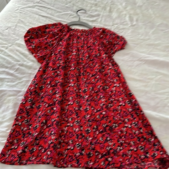 Evereve Flutter Sleeve Blouse Medium - Picture 6 of 6